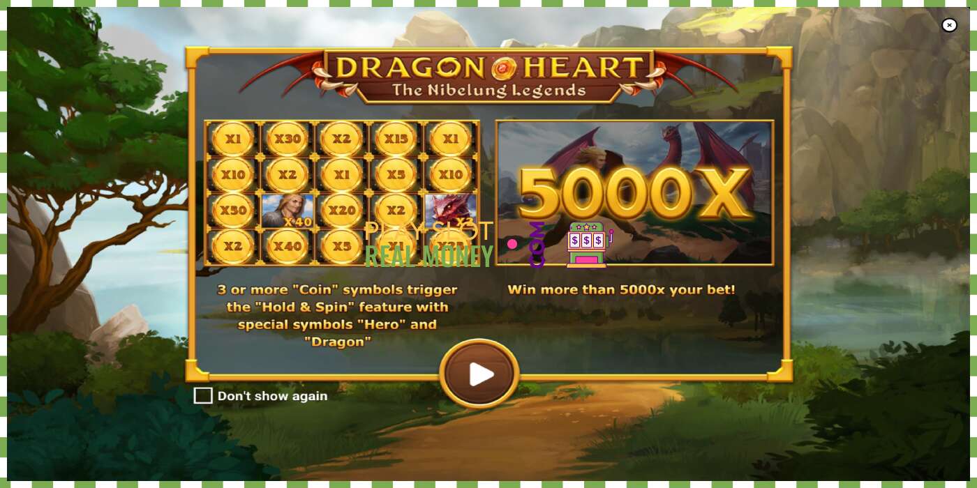 Slot Dragon Heart чыныгы акча үчүн, сүрөт - 1