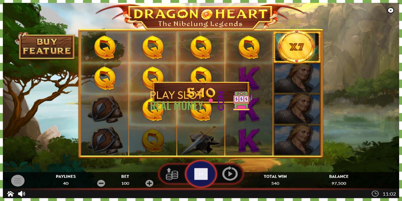 Slot Dragon Heart чыныгы акча үчүн, сүрөт - 3