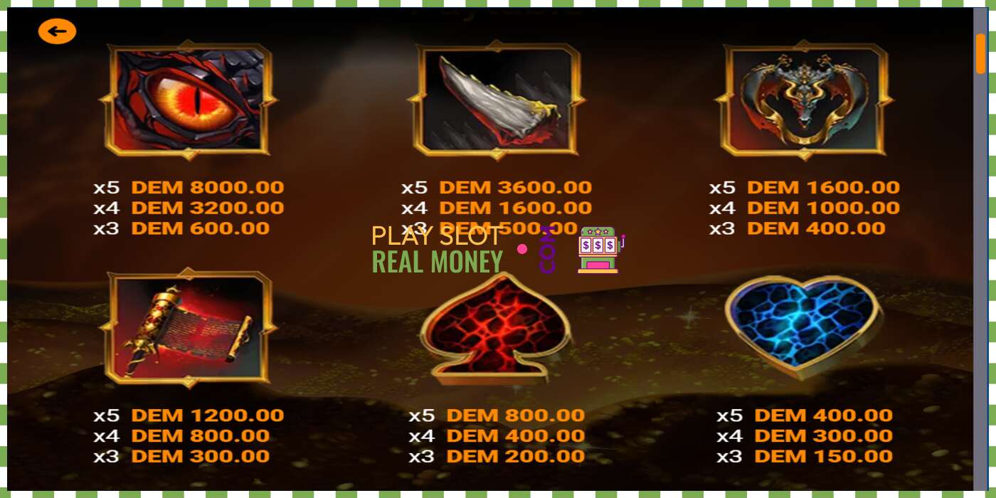 Slot Dracos Gold za pravi novac, slika - 4