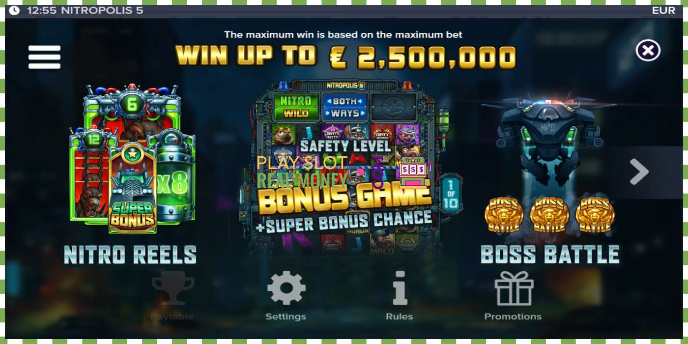 Slot Nitropolis 5 por diñeiro real, imaxe - 5