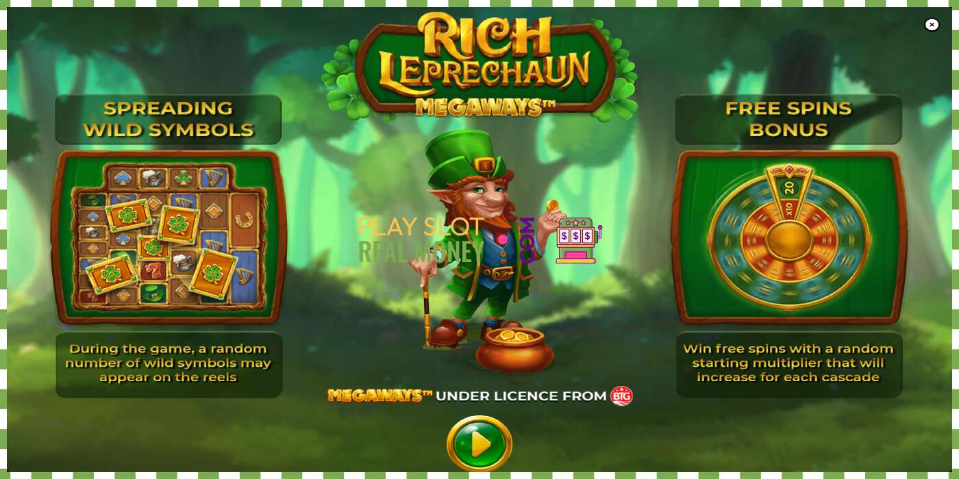 Слот Rich Leprechaun Megaways на реальные деньги, картинка - 1