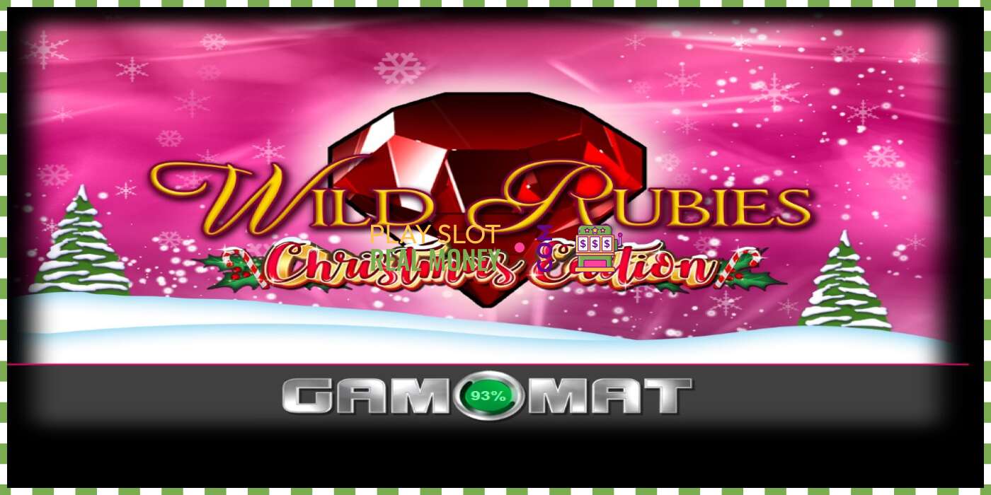 Слот Wild Rubies Сhristmas Edition на реальные деньги, картинка - 1