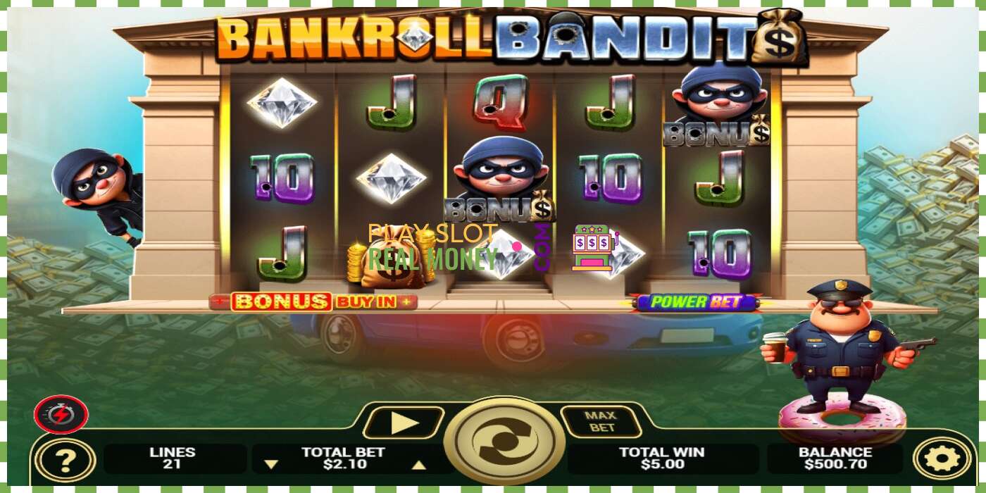 Σχισμή Bankroll Bandits για πραγματικά χρήματα, εικόνα - 4