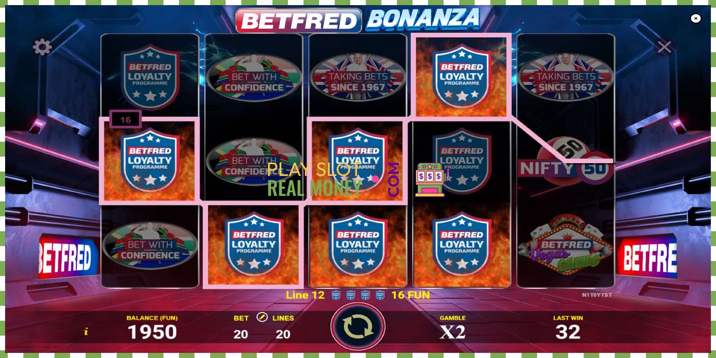 Lizdas Betfred Bonanza už tikrus pinigus, nuotrauka - 3