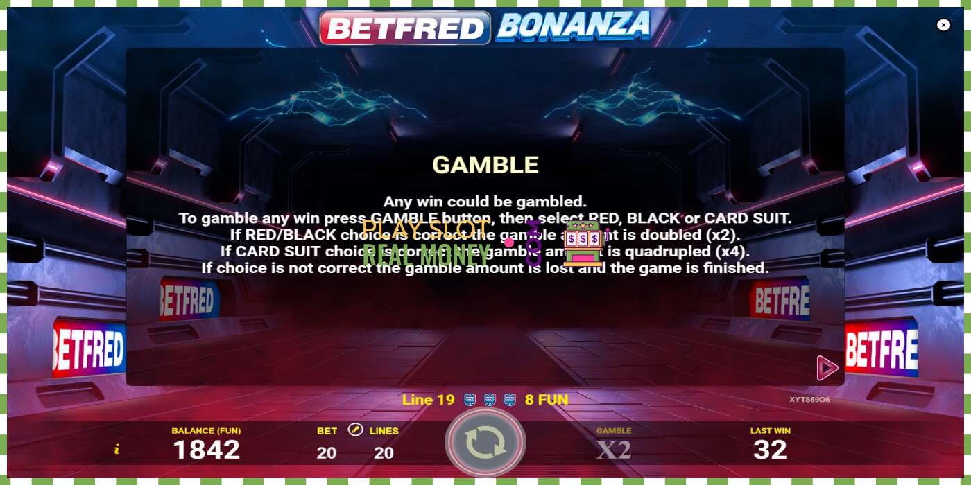 Lizdas Betfred Bonanza už tikrus pinigus, nuotrauka - 6