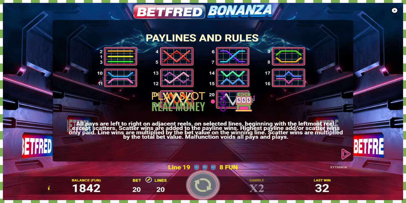 Lizdas Betfred Bonanza už tikrus pinigus, nuotrauka - 7