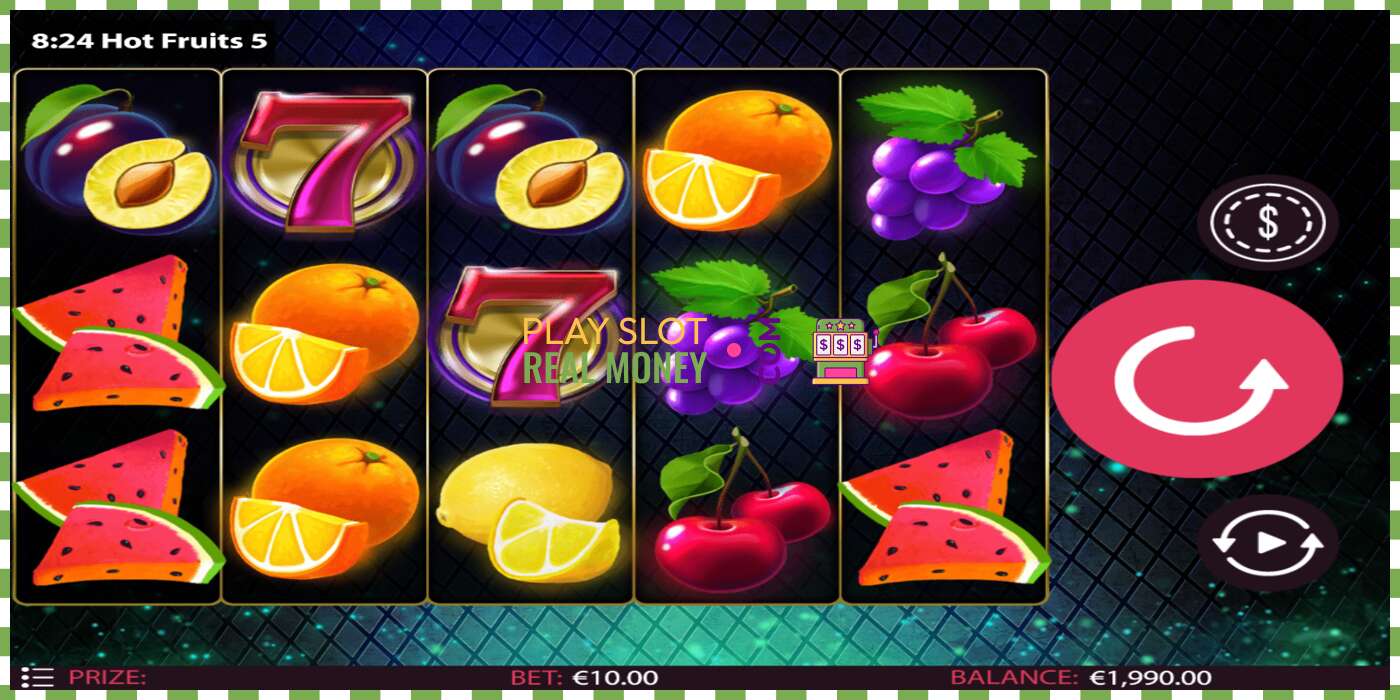 Slot Hot Fruits 5 haqiqiy pul uchun, rasm - 2