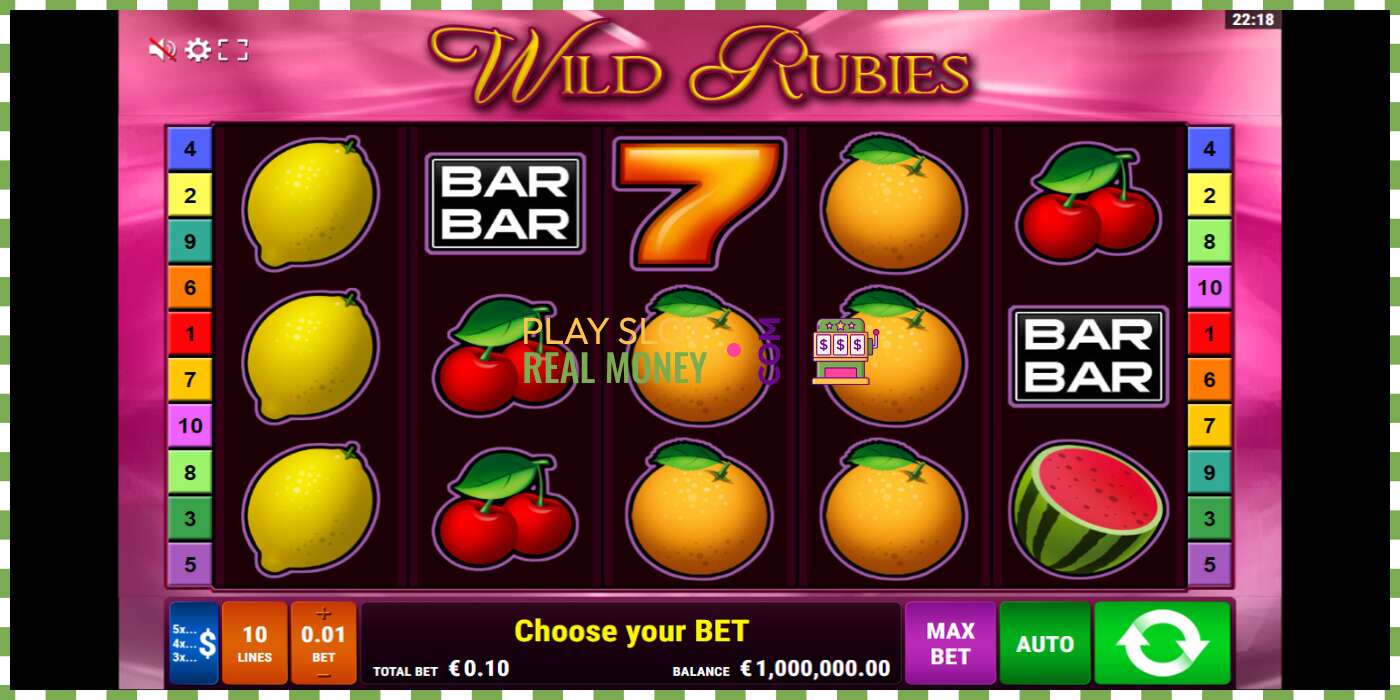 Slot Wild Rubies for real money, picture - 2