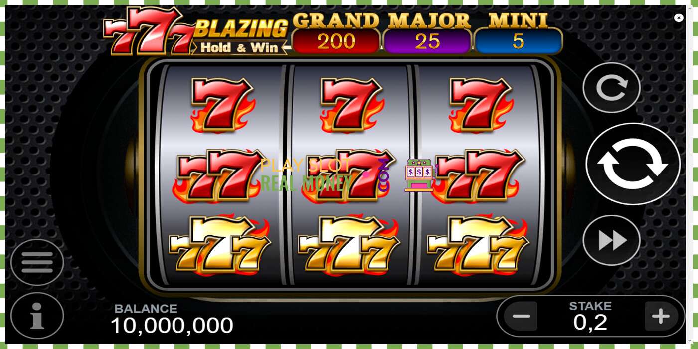 Slot 777 Blazing Hold & Win for real money, picture - 1