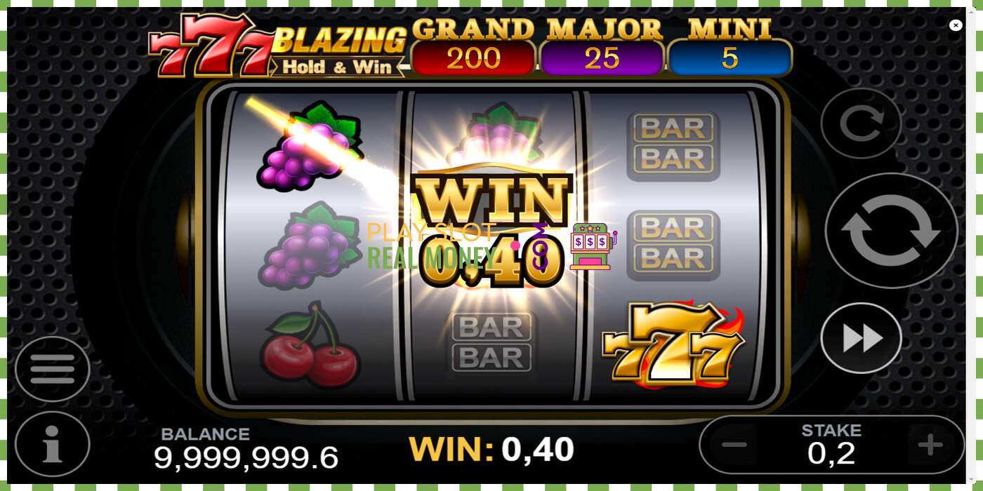 Slot 777 Blazing Hold & Win for real money, picture - 2