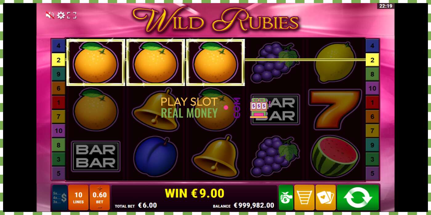 Slot Wild Rubies por diñeiro real, imaxe - 3