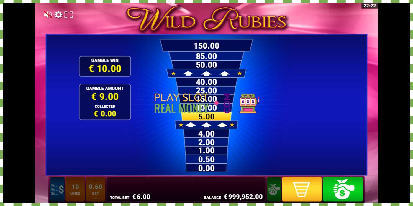 Slot Wild Rubies por diñeiro real, imaxe - 6