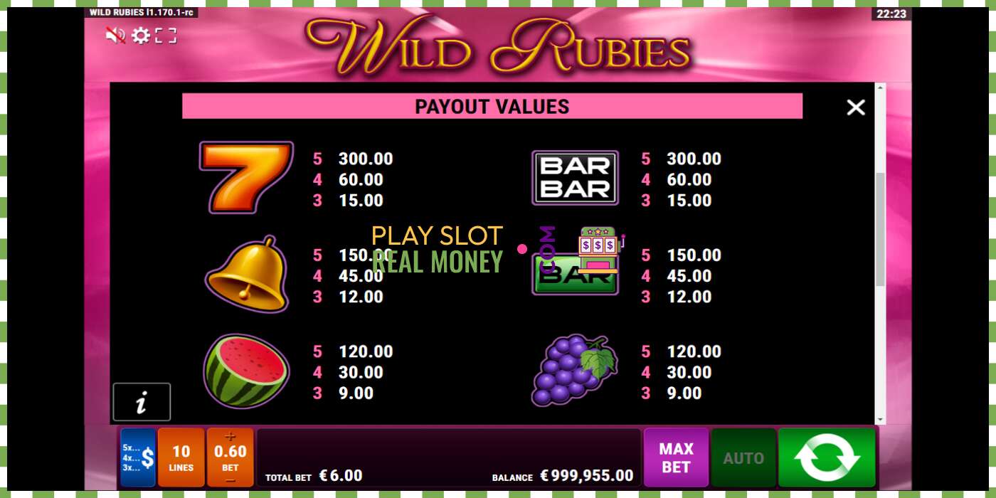 Slot Wild Rubies for real money, picture - 7