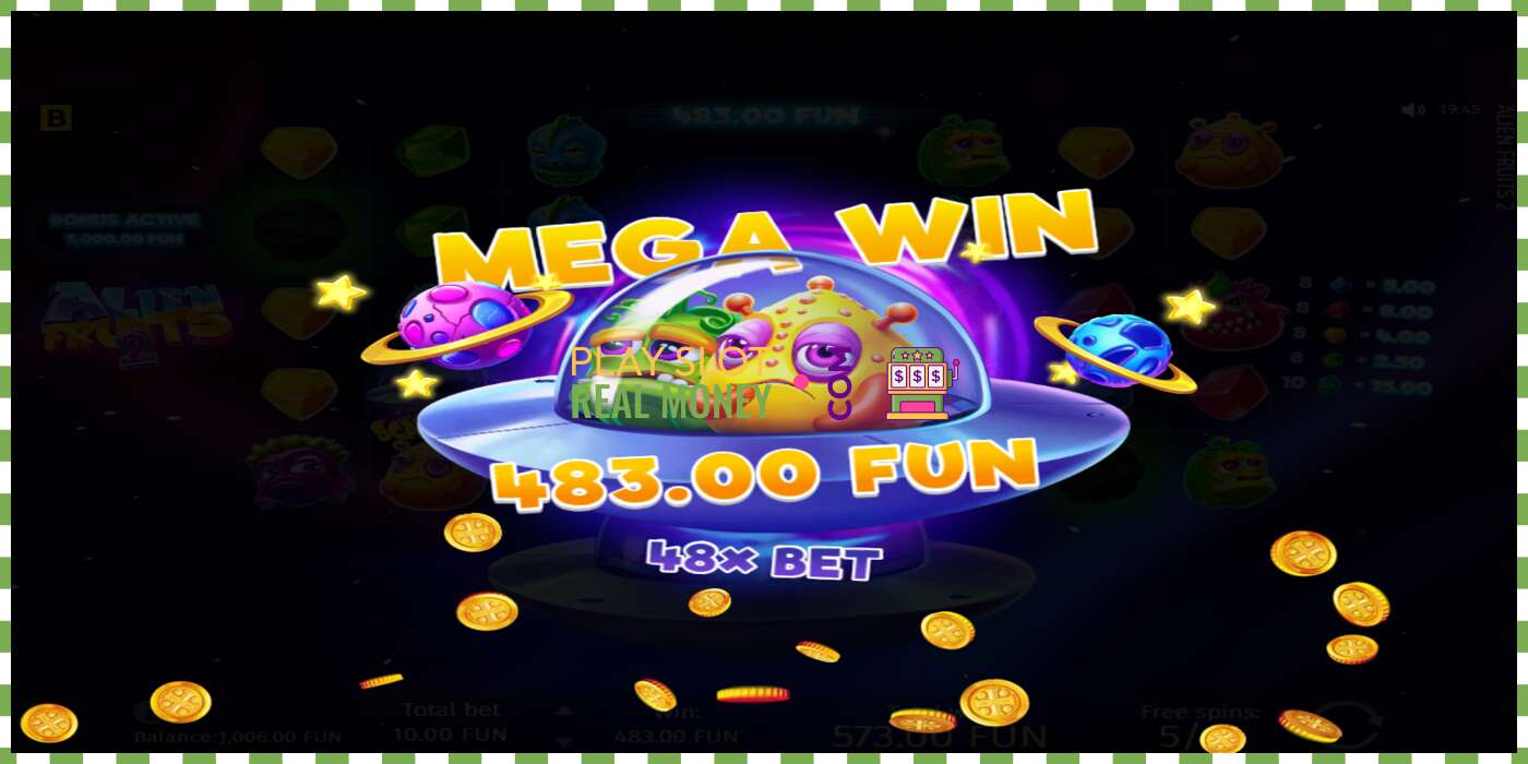 Slot Alien Fruits 2 untuk wang sebenar, gambar - 5