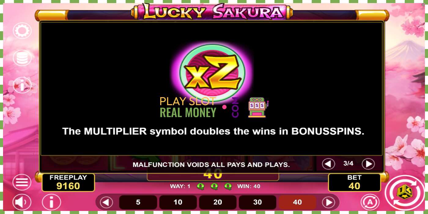 חָרִיץ Lucky Sakura Win Spins עבור כסף אמיתי, תמונה - 7