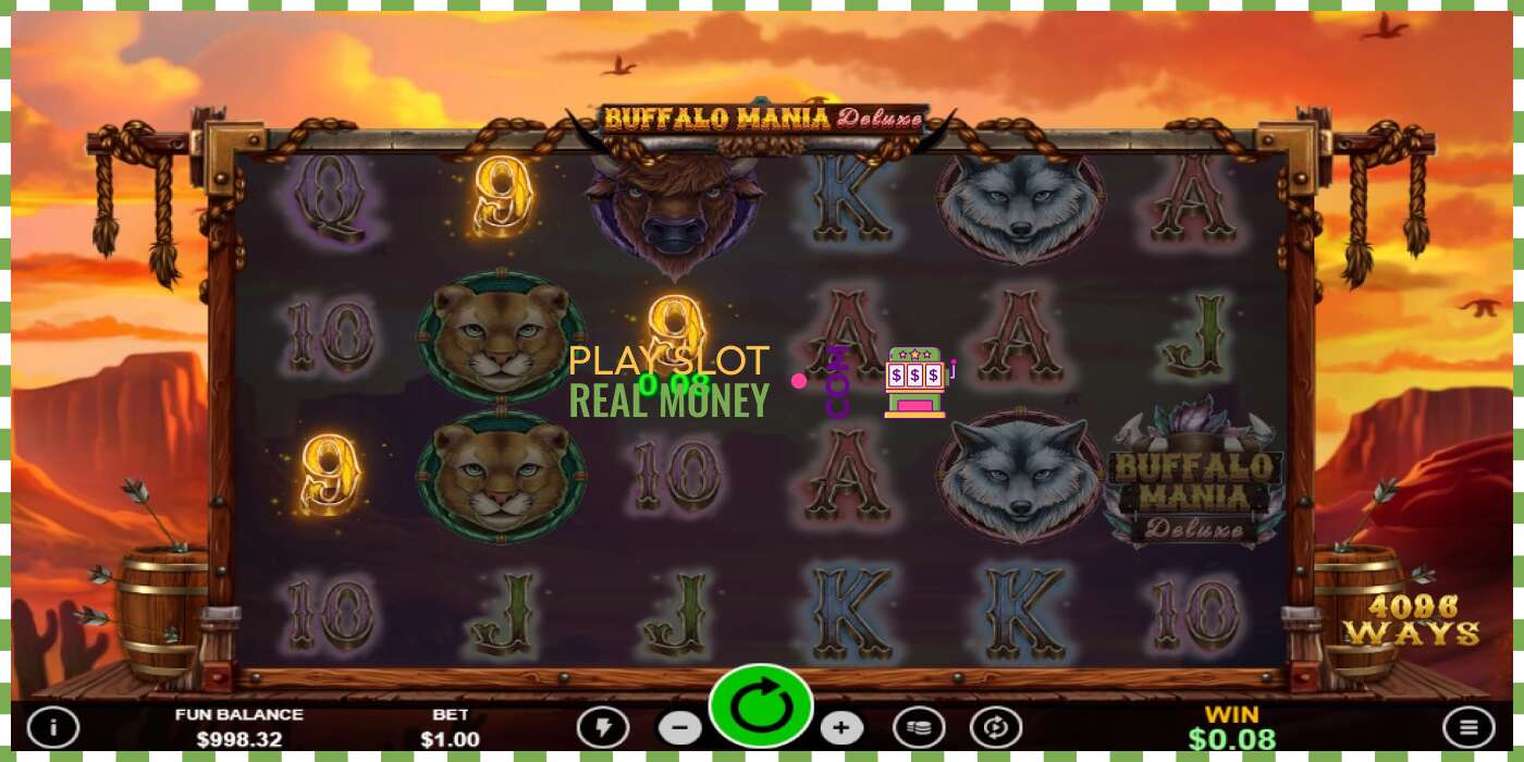 Slot Buffalo Mania Deluxe haqiqiy pul uchun, rasm - 2