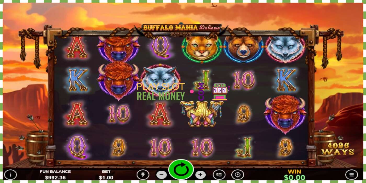 Slot Buffalo Mania Deluxe haqiqiy pul uchun, rasm - 3