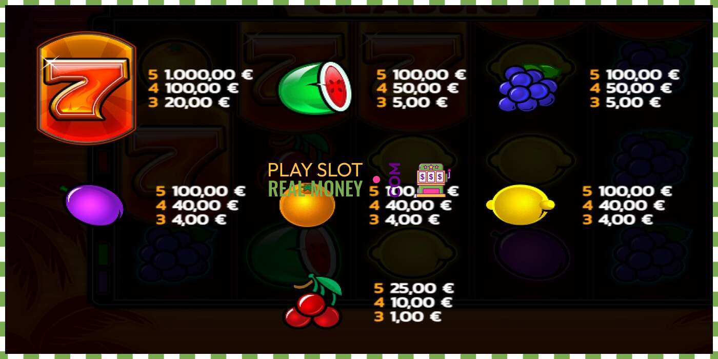 Slot Froot Classic për para të vërteta, foto - 5