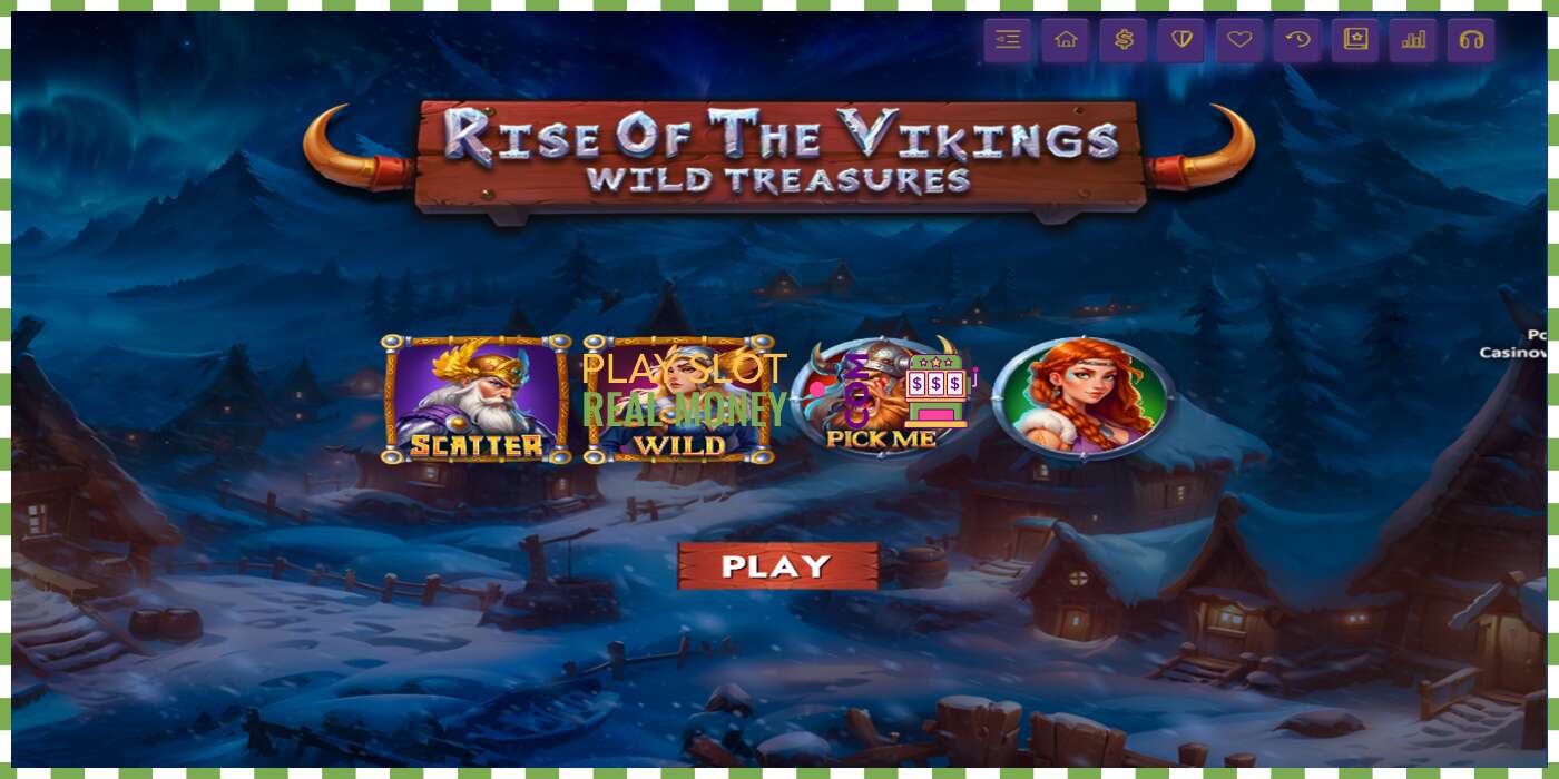 තව් Rise of The Vikings - Wild Treasures සැබෑ මුදල් සඳහා, පින්තූරය - 1