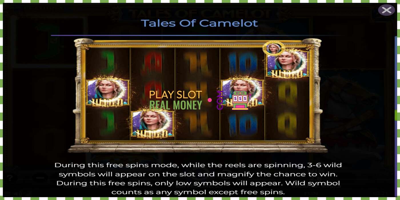 فتحة Tales of Camelot من أجل المال الحقيقي، الصورة - 6