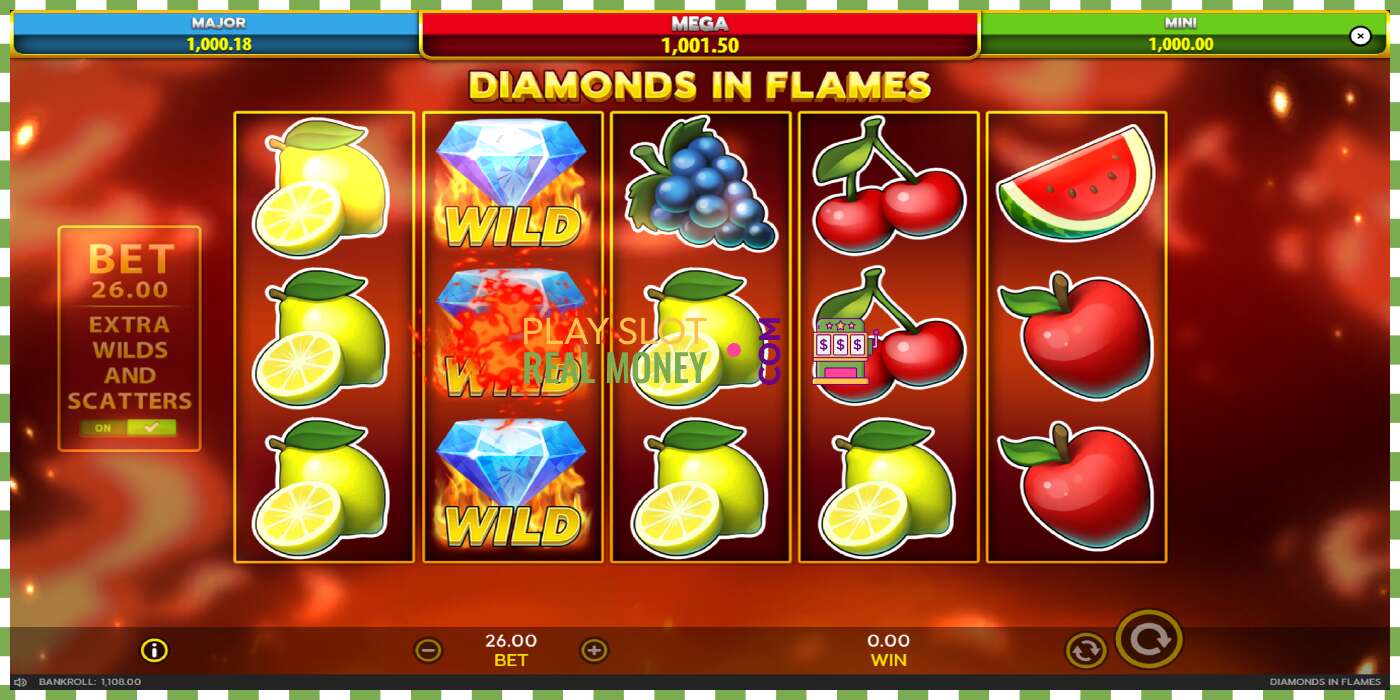 තව් Diamonds in Flames සැබෑ මුදල් සඳහා, පින්තූරය - 5