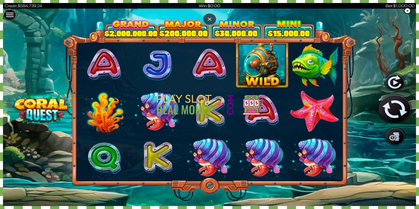 Slot Coral Quest pe bani reali, poza - 1