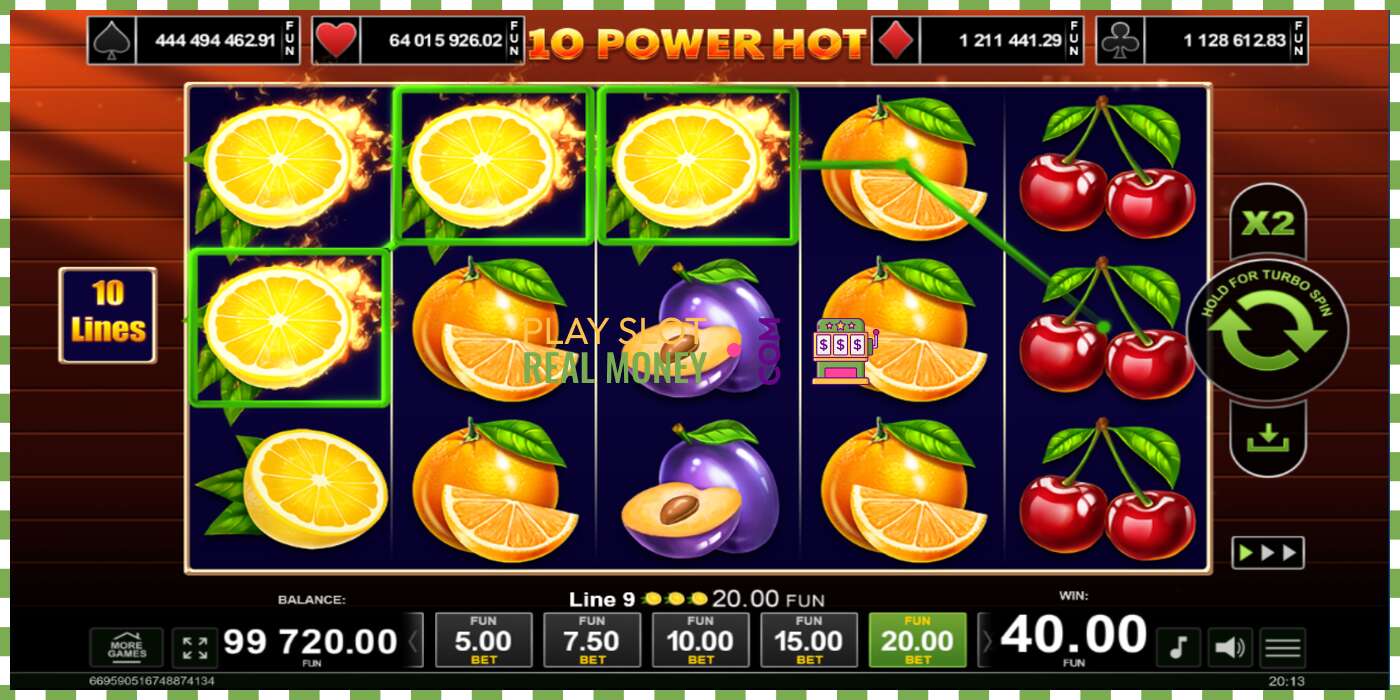 Slot 10 Power Hot za pravi novac, slika - 2