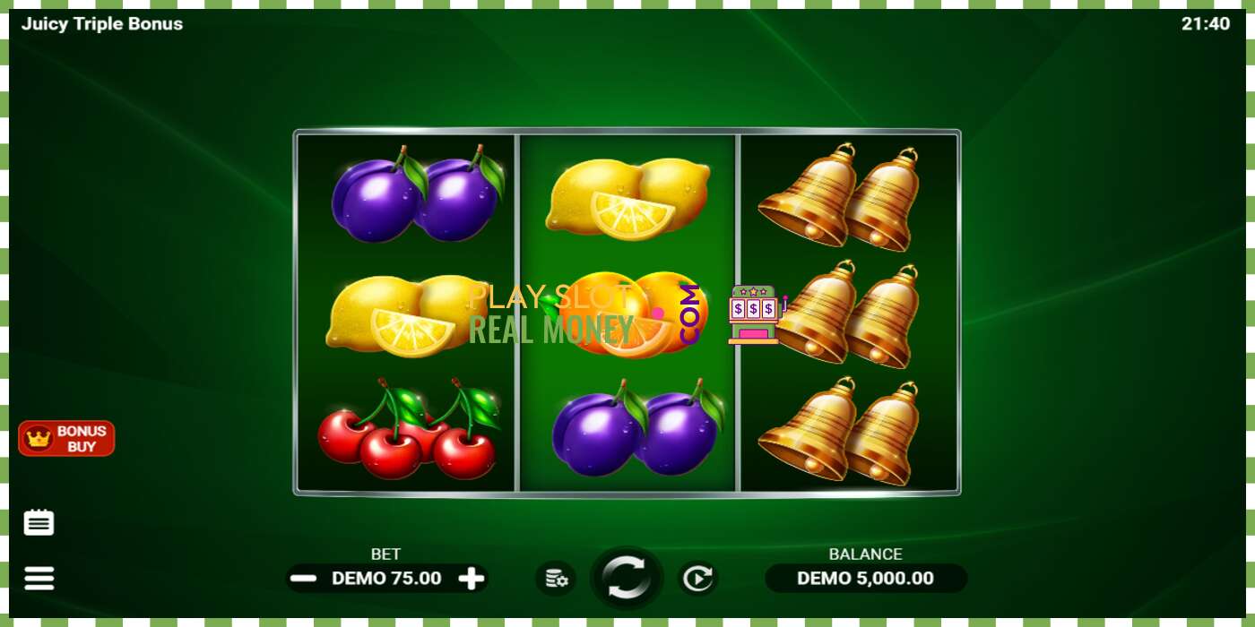 Slot Juicy Triple Bonus oikealla rahalla, kuva - 2