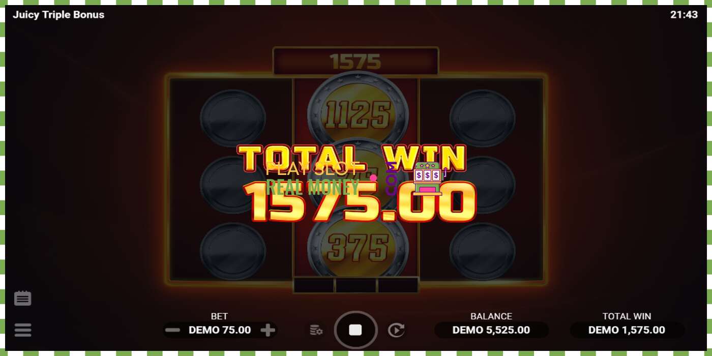 Slot Juicy Triple Bonus oikealla rahalla, kuva - 4