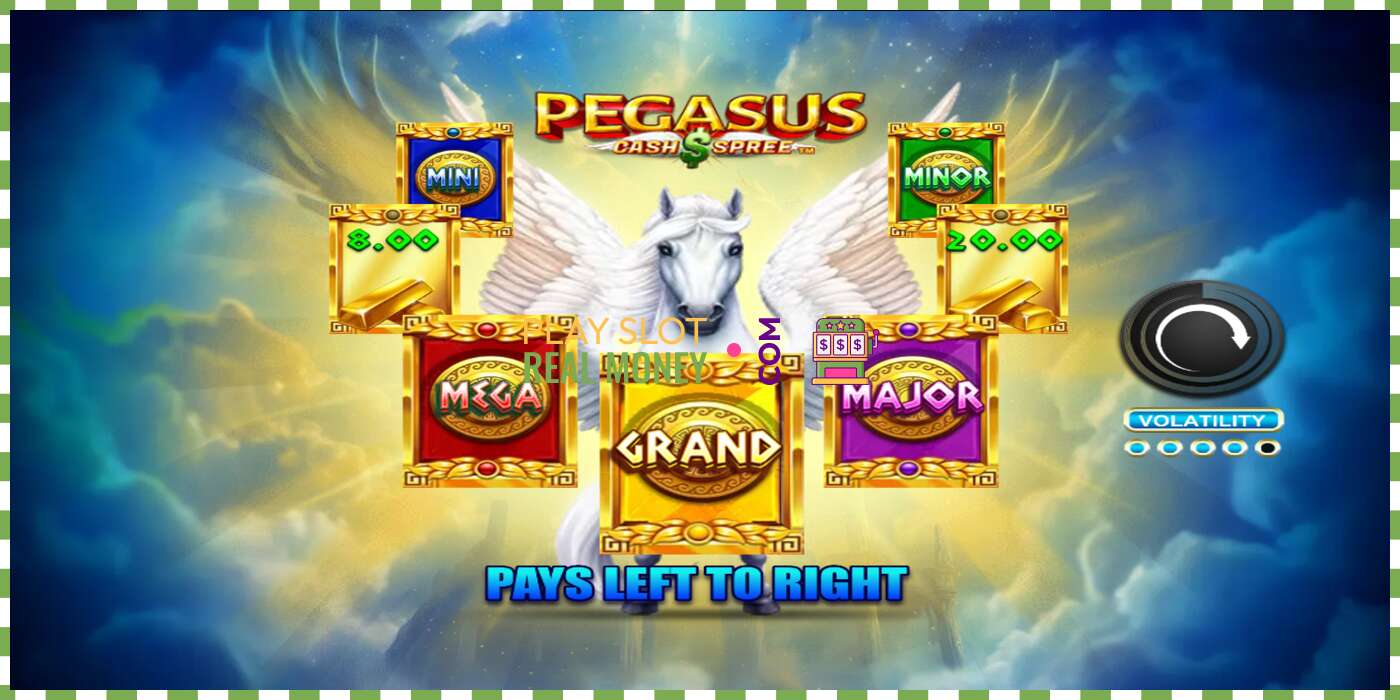 สล็อต Pegasus Cash Spree เพื่อเงินจริงรูปภาพ - 1