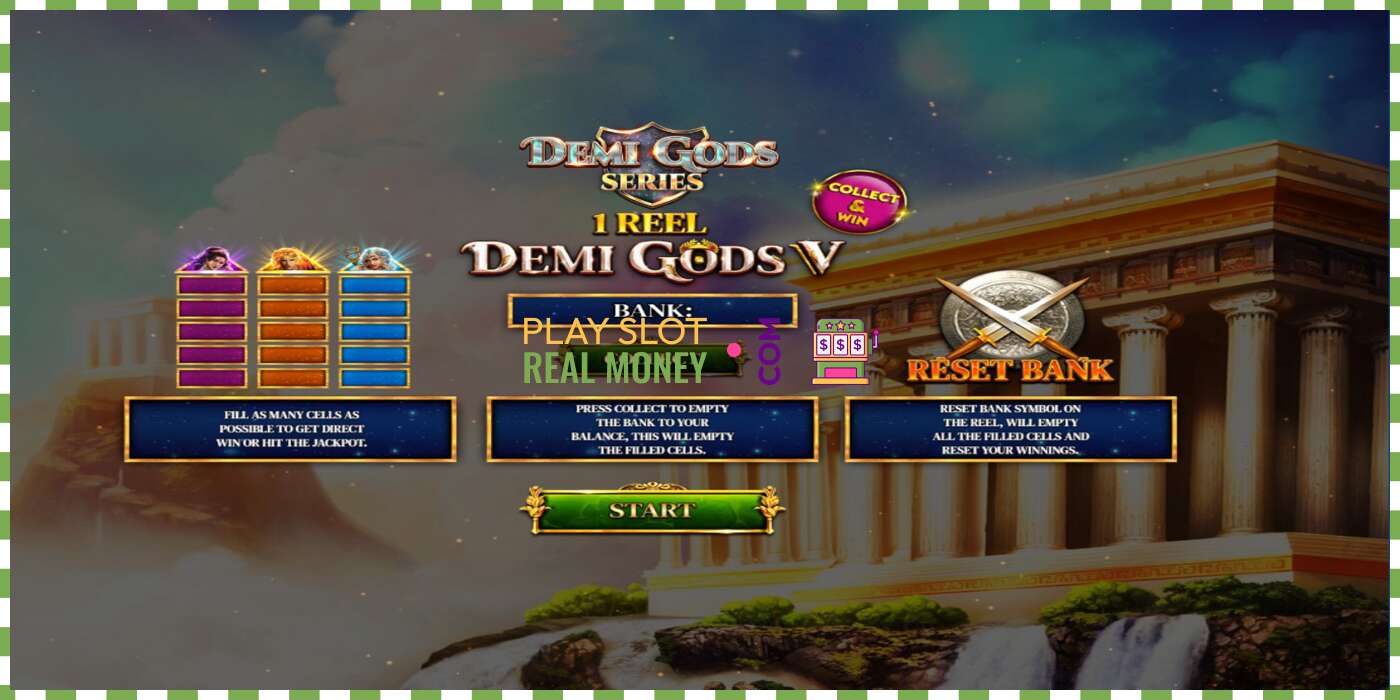 Celah 1 Reel - Demi Gods V untuk uang sungguhan, gambar - 1