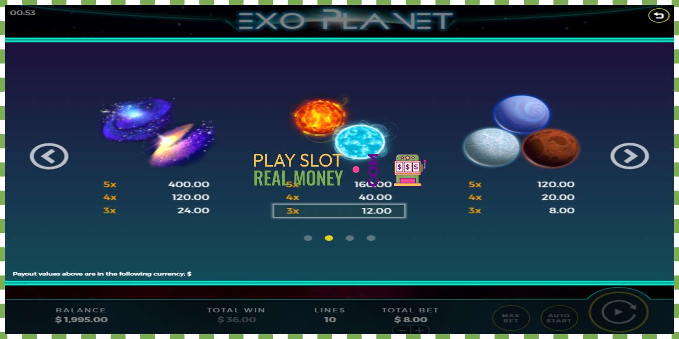 Slot Exo Planet für echtes geld, bild - 5