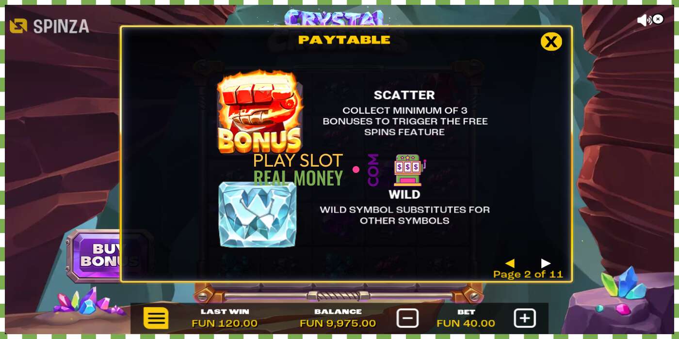 Slot Crystal Crushers чыныгы акча үчүн, сүрөт - 6