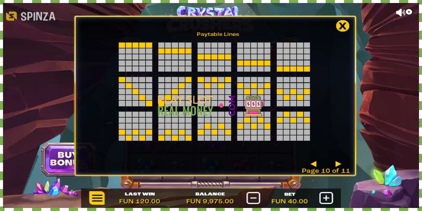 Slot Crystal Crushers чыныгы акча үчүн, сүрөт - 7