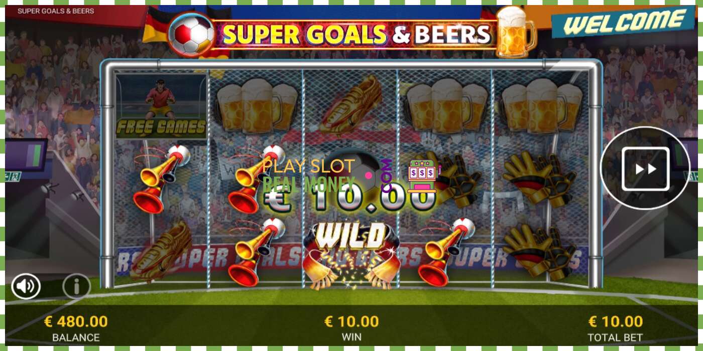 Slot Super Goals & Beers por dinheiro real, foto - 3