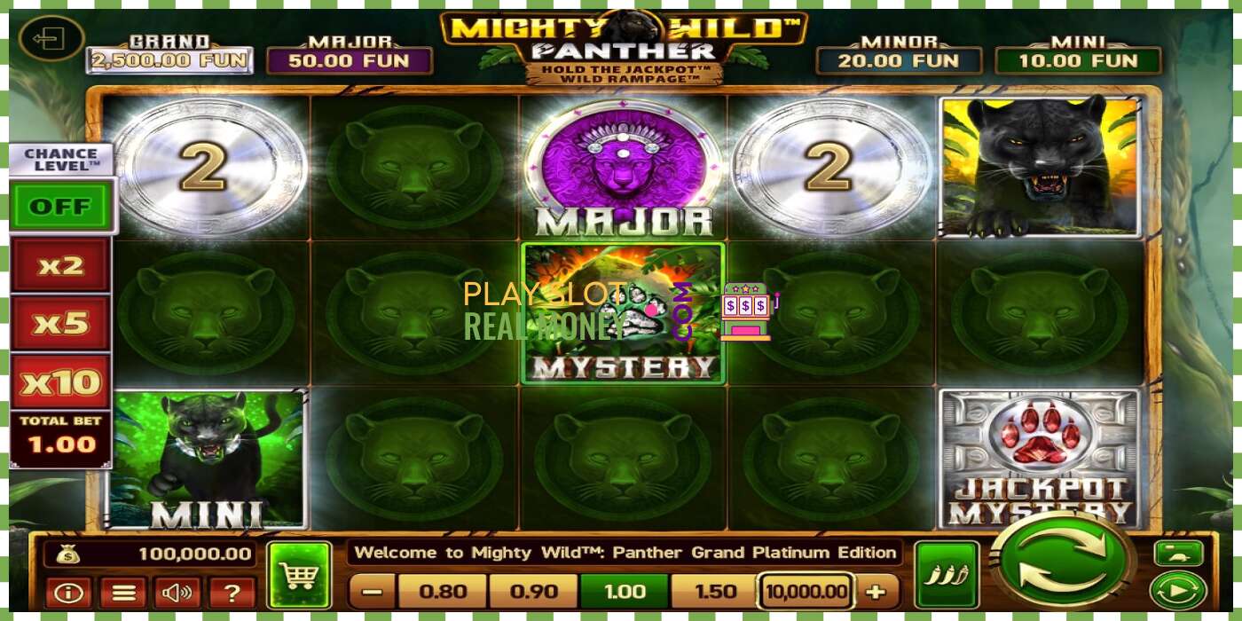 Slot Mighty Wild: Panther Grand Platinum Edition për para të vërteta, foto - 1