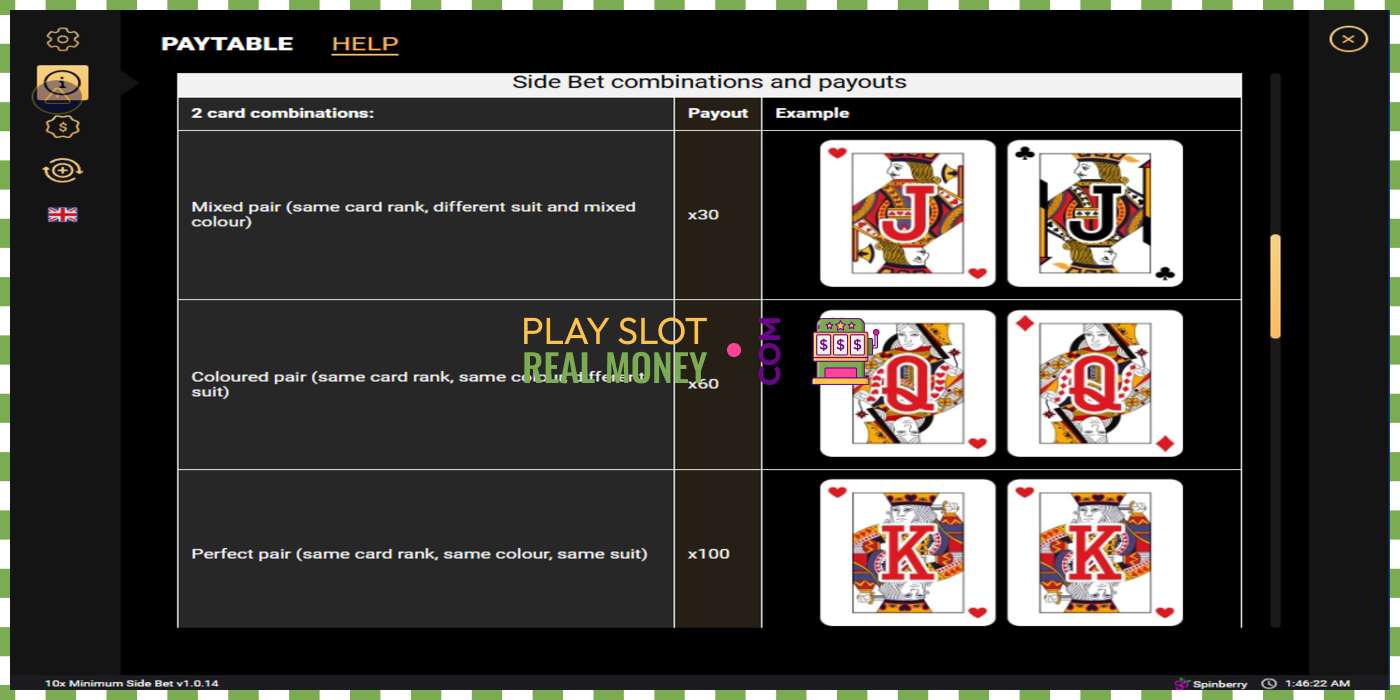 Slot 10x Minimum Side Bet por dinheiro real, foto - 3