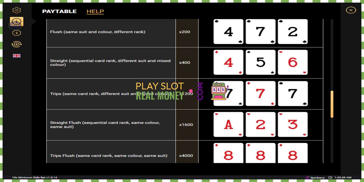 Slot 10x Minimum Side Bet por dinheiro real, foto - 4