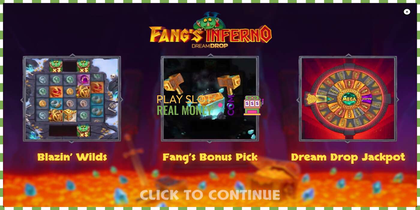 スロット Fangs Inferno Dream Drop リアルマネーの場合、画像 - 1