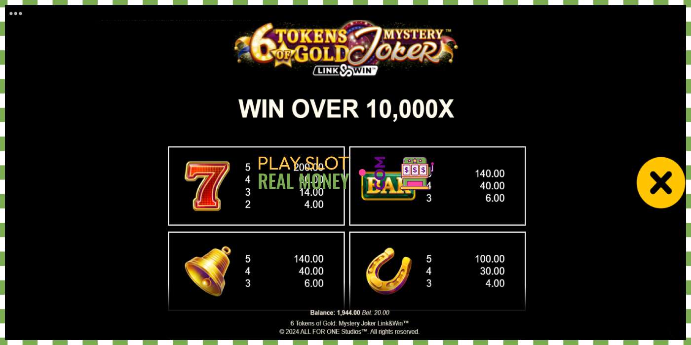 Pesa 6 Tokens of Gold: Mystery Joker Link & Win päris raha eest, pilt - 5