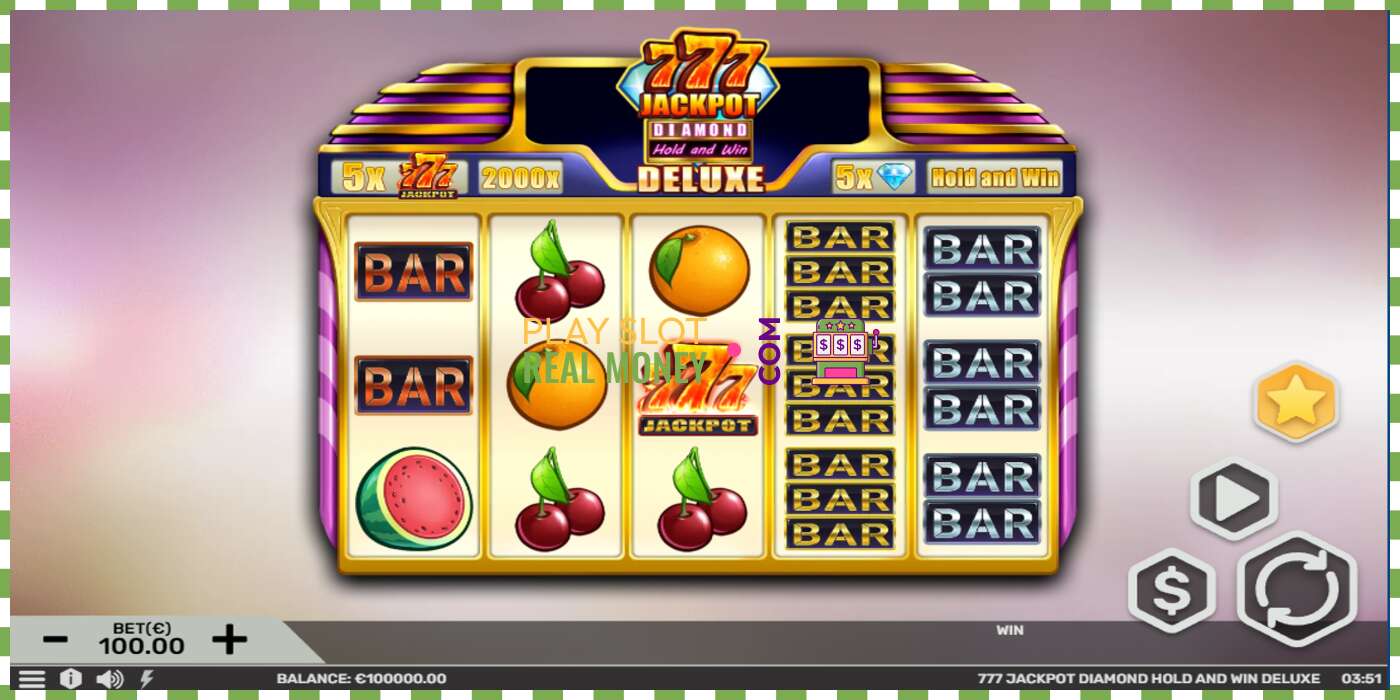 Chỗ 777 Jackpot Diamond Hold and Win Deluxe bằng tiền thật, hình ảnh - 2