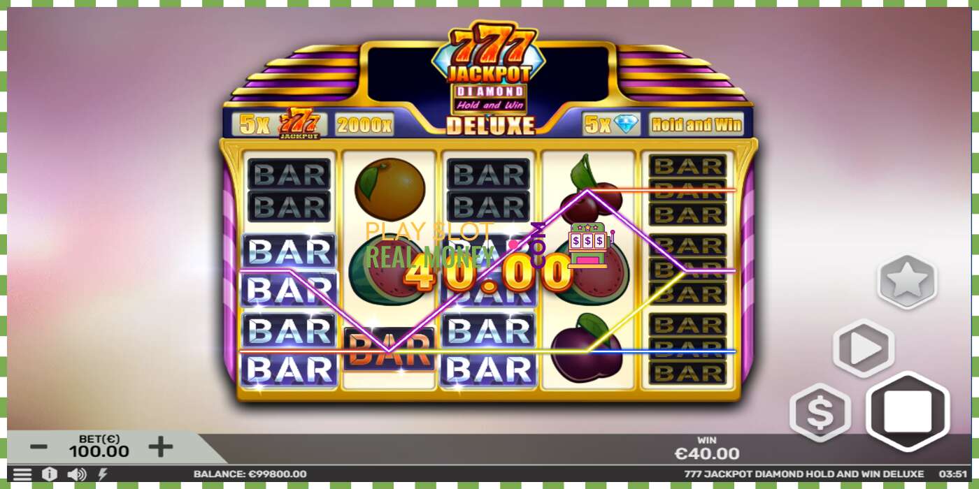 Chỗ 777 Jackpot Diamond Hold and Win Deluxe bằng tiền thật, hình ảnh - 3