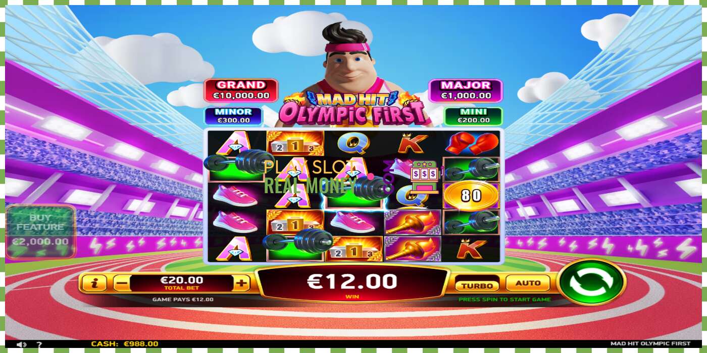 Slot Mad Hit Olympic First por dinheiro real, foto - 3