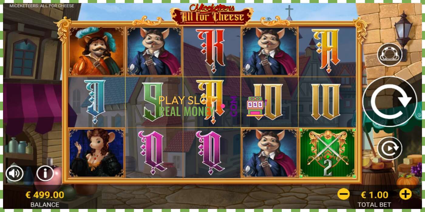 Slot Miceketeers: All for Cheese for real money, picture - 2