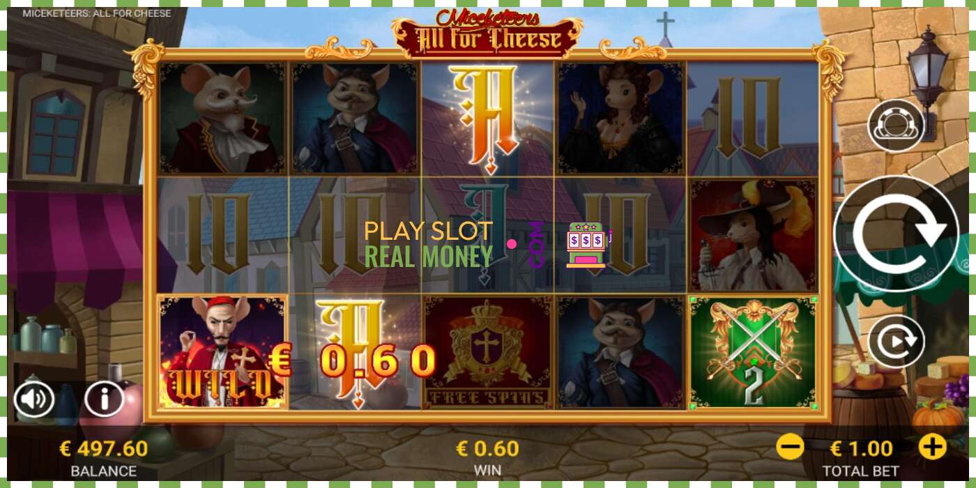 Slot Miceketeers: All for Cheese for real money, picture - 3