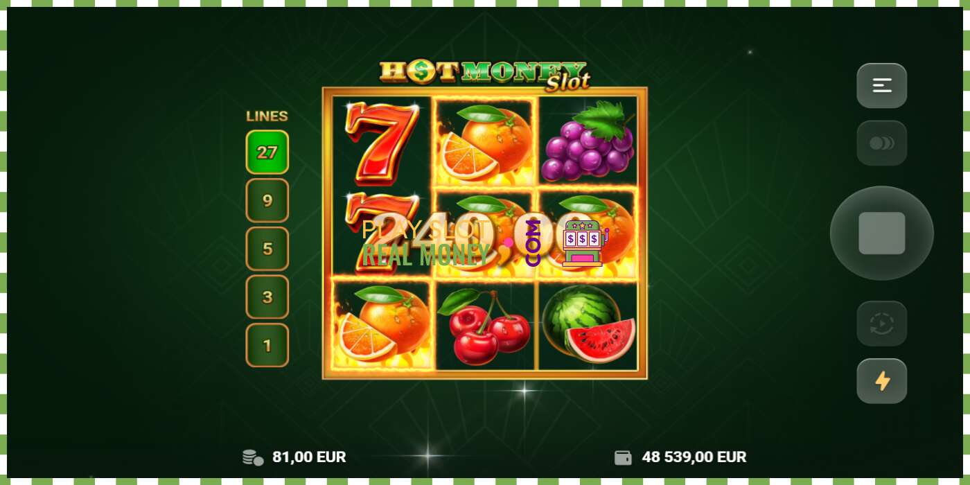 Slot Hot Money Slot чыныгы акча үчүн, сүрөт - 3