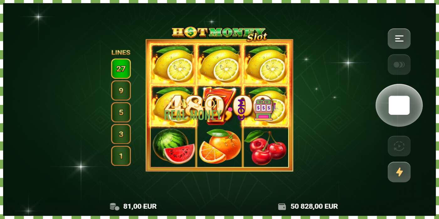 Slot Hot Money Slot чыныгы акча үчүн, сүрөт - 5