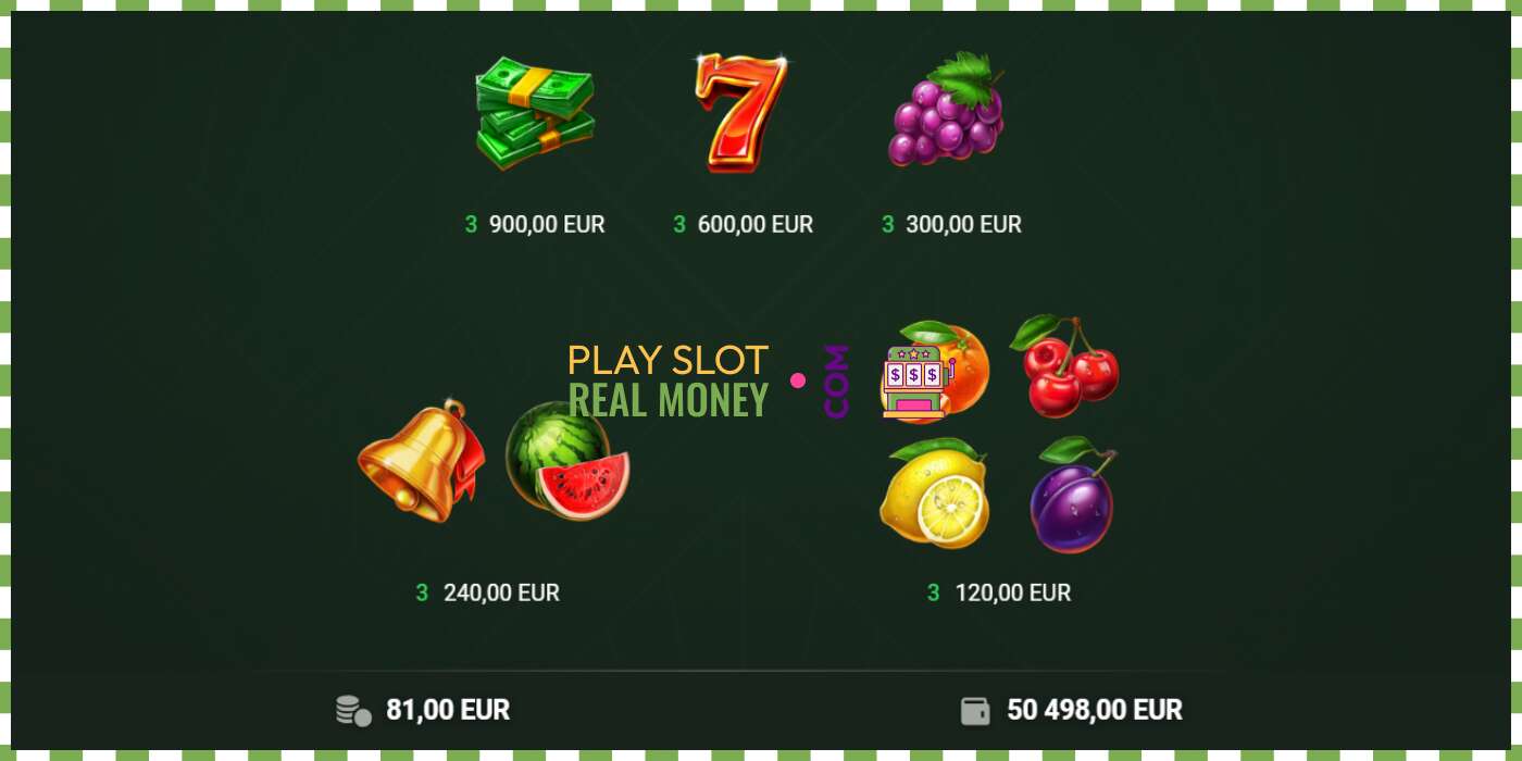 Slot Hot Money Slot чыныгы акча үчүн, сүрөт - 6