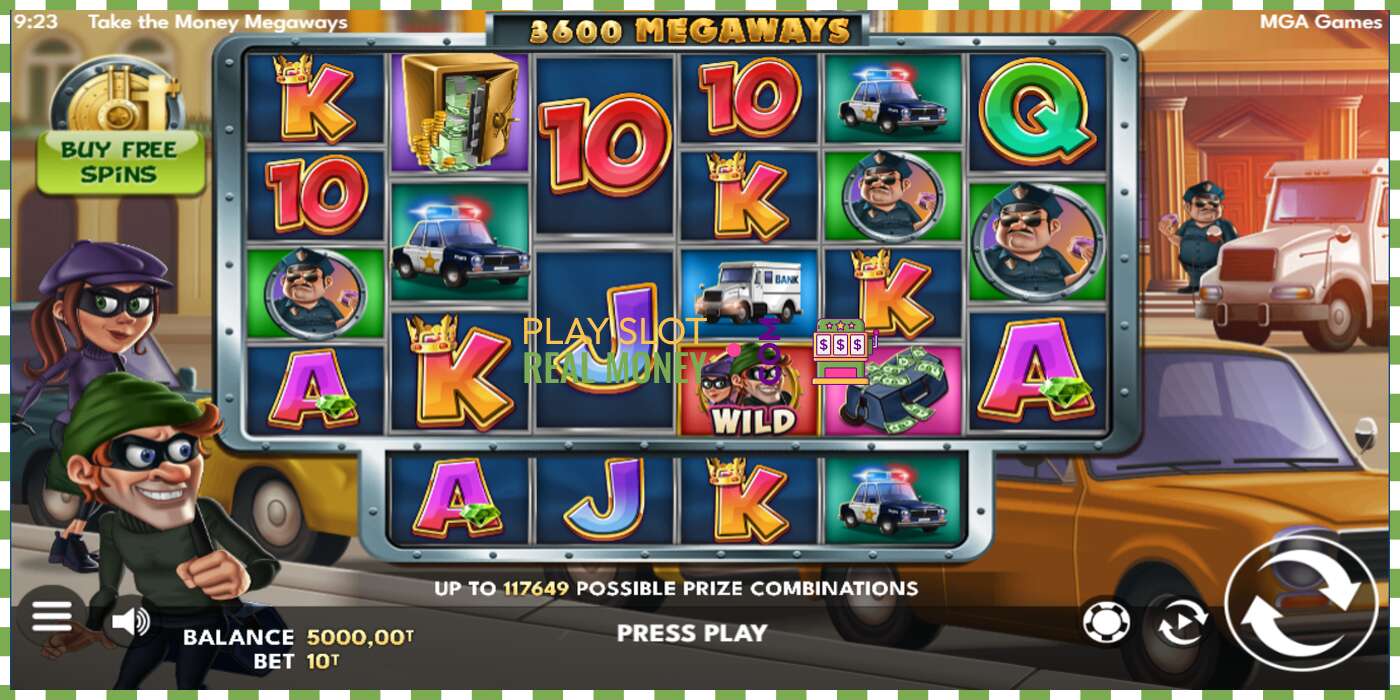 Slot Take the Money Megaways za skutečné peníze, obrázek - 2