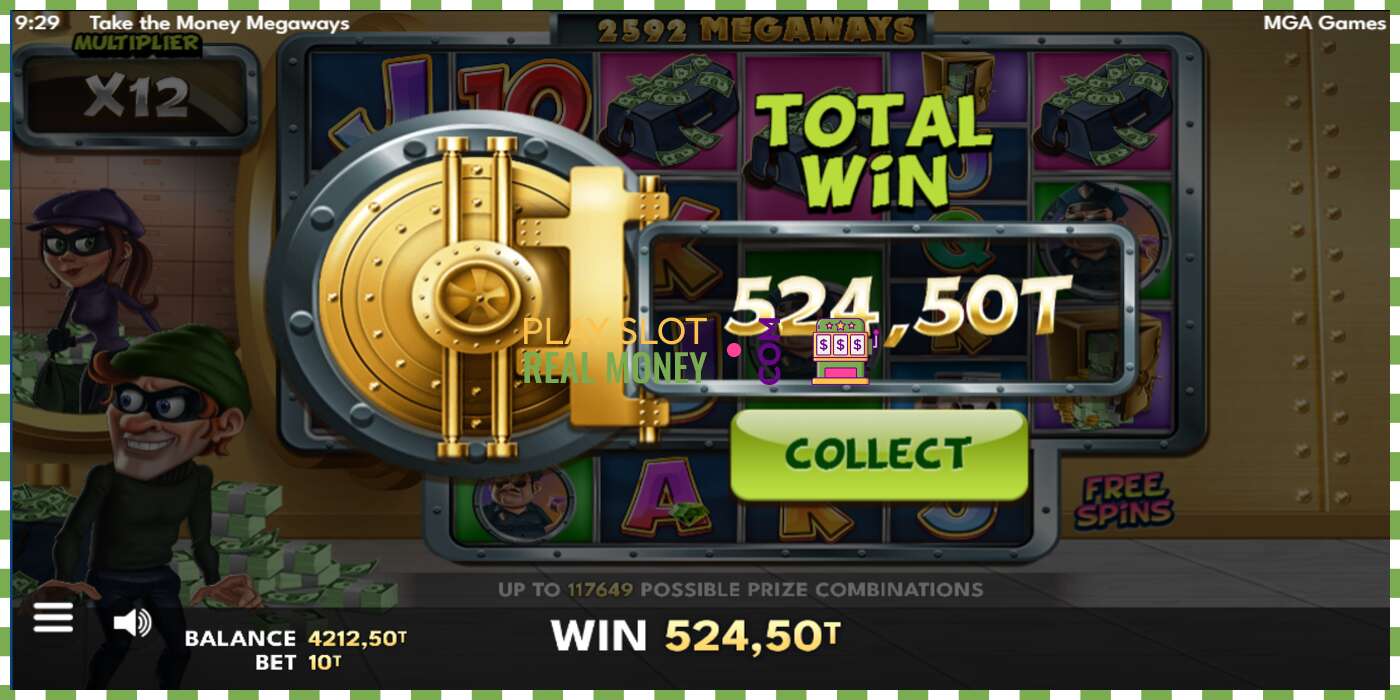 Slot Take the Money Megaways za skutečné peníze, obrázek - 6